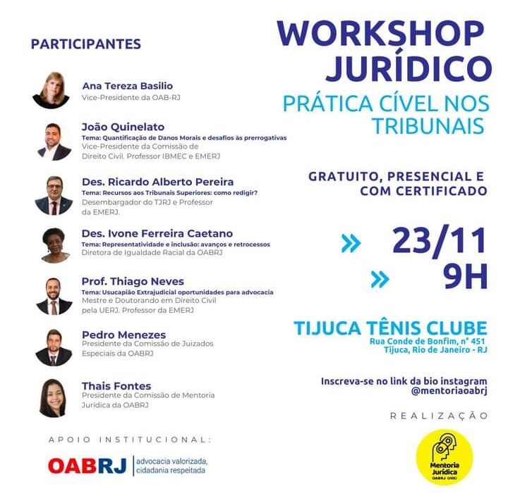 Workshop Jurídico Colunismo Social