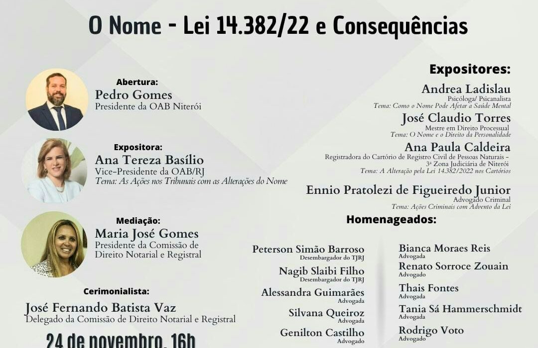 Na OAB de Niterói Colunismo Social