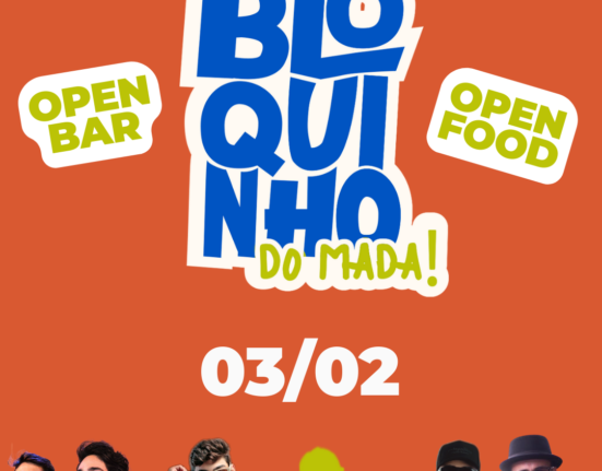Bloquinho do Mada anuncia carnaval de 2024 com cinco atrações, open bar e open food Targ Comunicação Rio de janeiro
