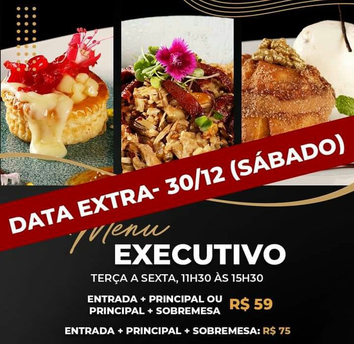 Almoço Executivo no sábado Colunismo Social