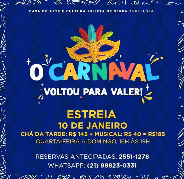 O Carnaval voltou Colunismo Social