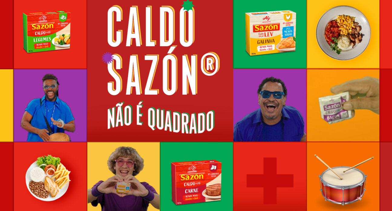 Caldo SAZÓN® lança campanha embalada pelo hit 'Dança do Quadrado Diversão