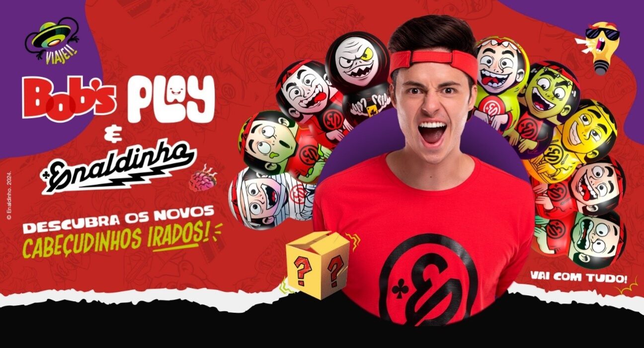 YouTuber Enaldinho fecha parceria inédita com Bob's Gastronomia