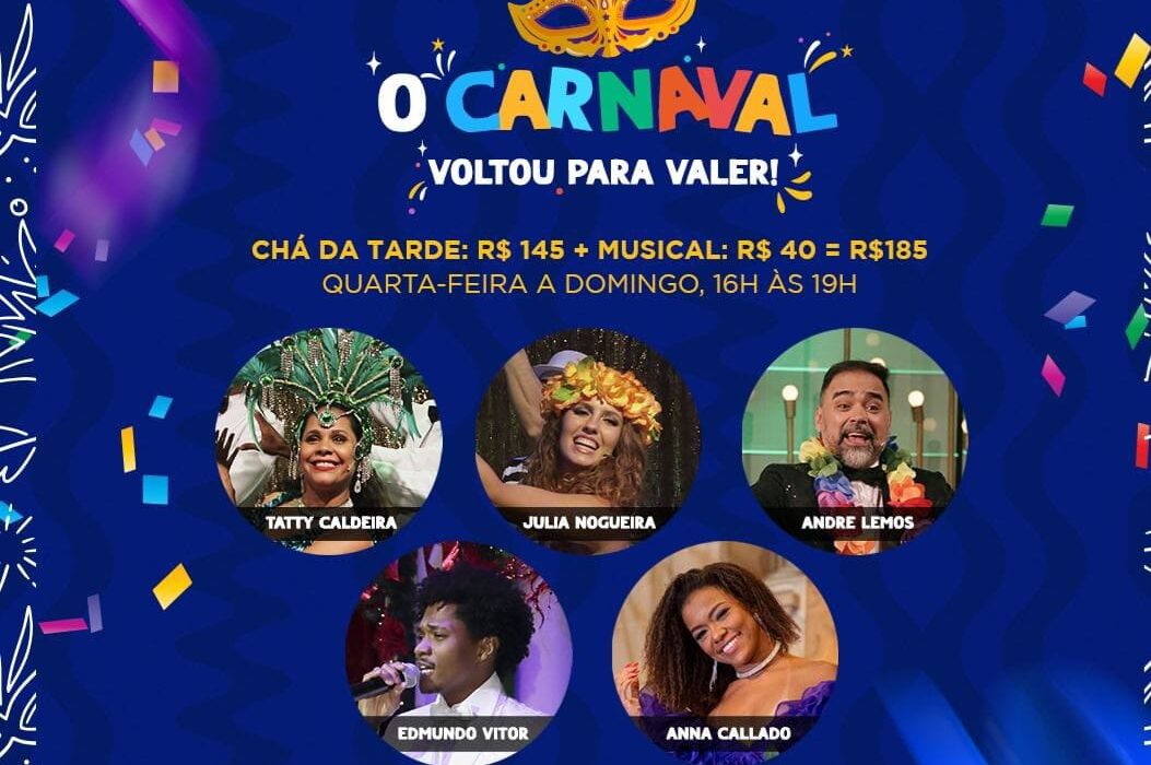 Chá de Carnaval Colunismo Social