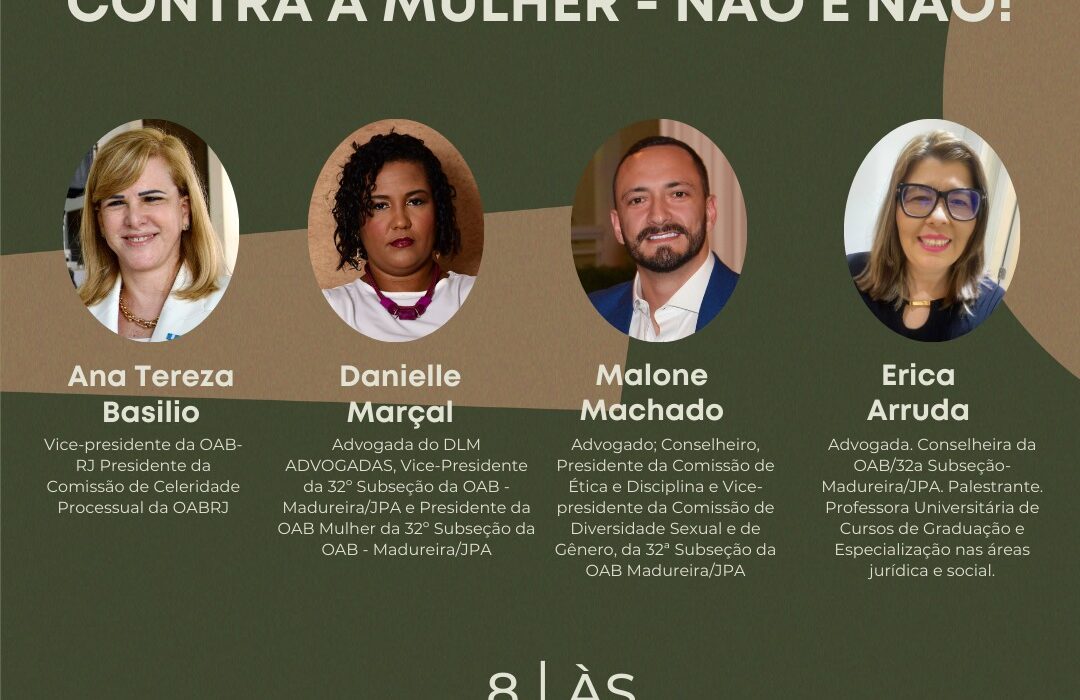 OAB no combate à violência contra a mulher Colunismo Social