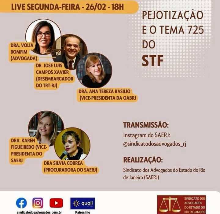 Pejotização e o tema 725 do STF Colunismo Social