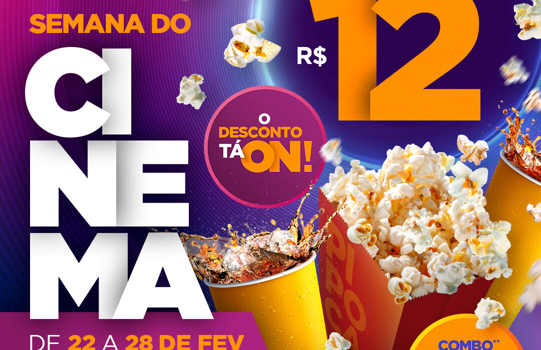 Com ingressos a R$12, primeira Semana do Cinema de 2024 começa quinta (22) cinema