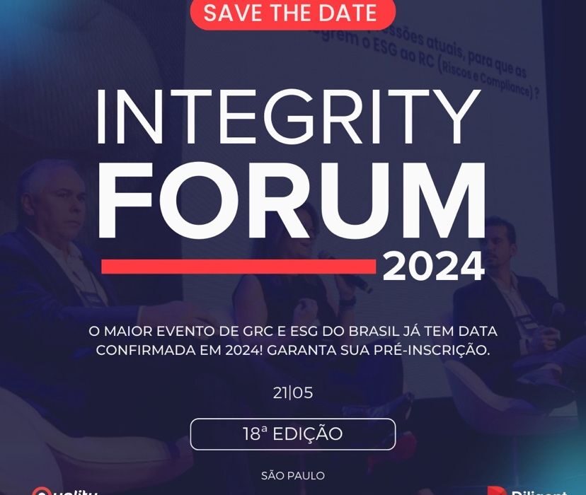 Quality Digital anuncia tema da 18a edição do Integrity Forum: O futuro integrado do GRC, ESG e IA com responsabilidade Eventos