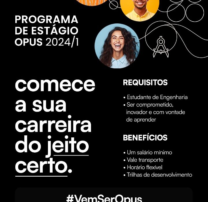 Programa de estágio reconhecido nacionalmente abre 16 vagas para estudantes de engenharia civil, em Goiânia Geral