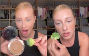 Sardas com couve-flor e brocólis: Maquiador explica riscos da técnica de maquiagem que viralizou nas redes com participação de Carolina Dieckmann Beleza