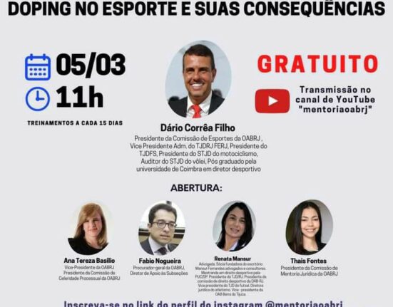 Doping no Esporte Colunismo Social