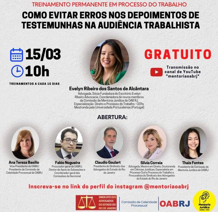 Treinamento Permanente em Processo do Trabalho Rio de janeiro