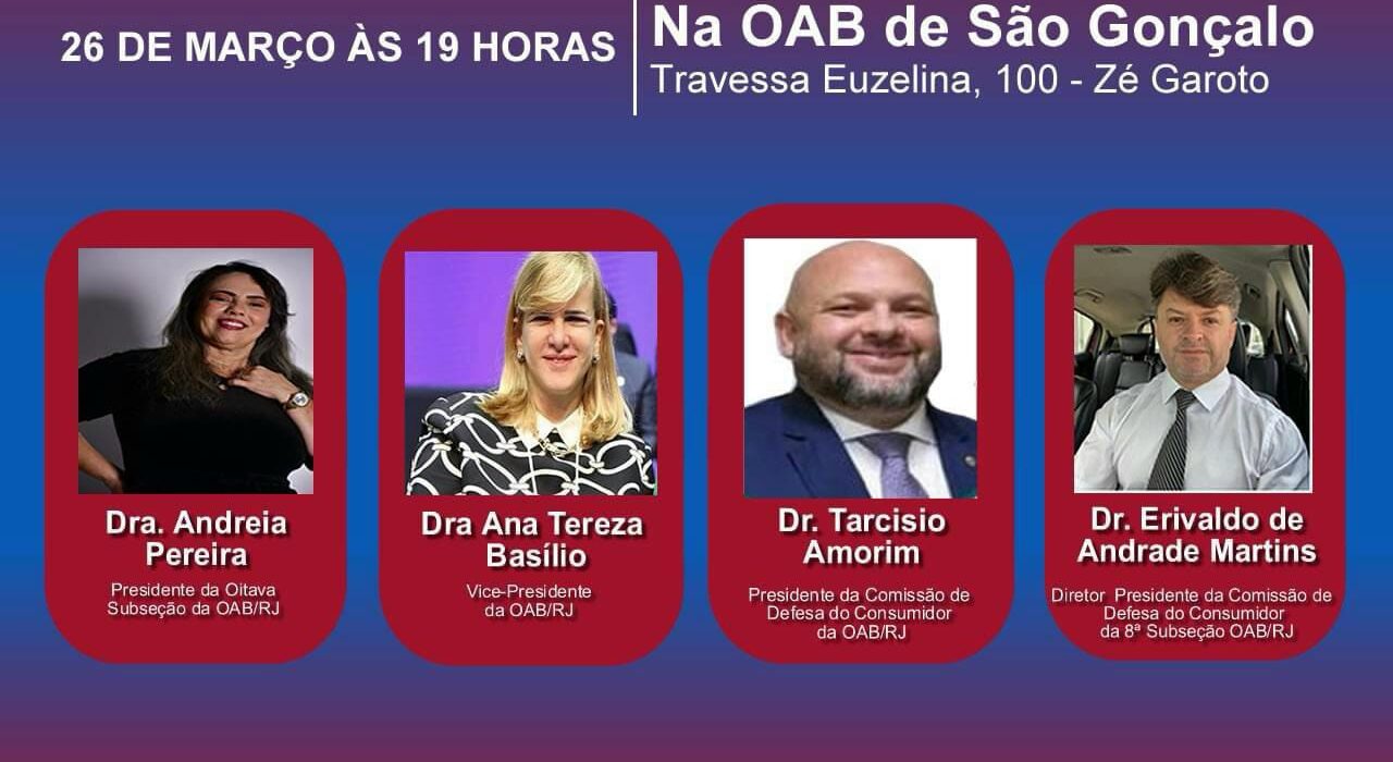 Na OAB de São Gonçalo Rio de janeiro