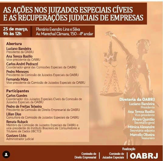 Juizados Especiais e Recuperações Judiciais Rio de janeiro