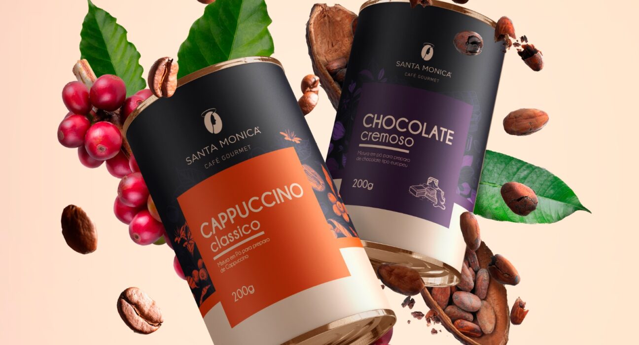 Santa Monica lança Capuccino Clássico e Chocolate Cremoso em novas embalagens Geral