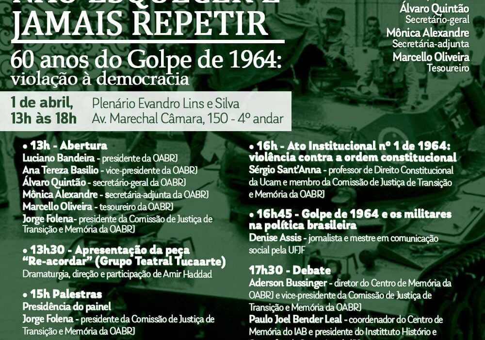 Violação à Democracia Rio de janeiro