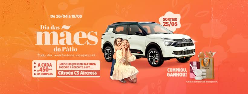 Pátio Brasil Shopping celebra o Dia das Mães com promoção exclusiva Geral