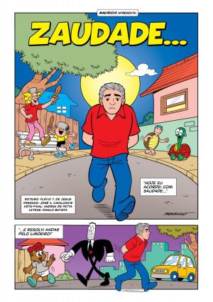 Mauricio de Sousa divulga nova homenagem ao amigo Ziraldo Cultura