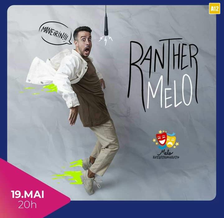 Renther Melo, no Teatro Cesgranrio Rio de janeiro