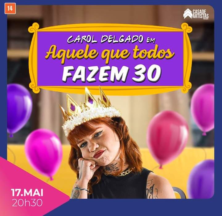 Carol Delgado, no Teatro Cesgranrio Rio de janeiro