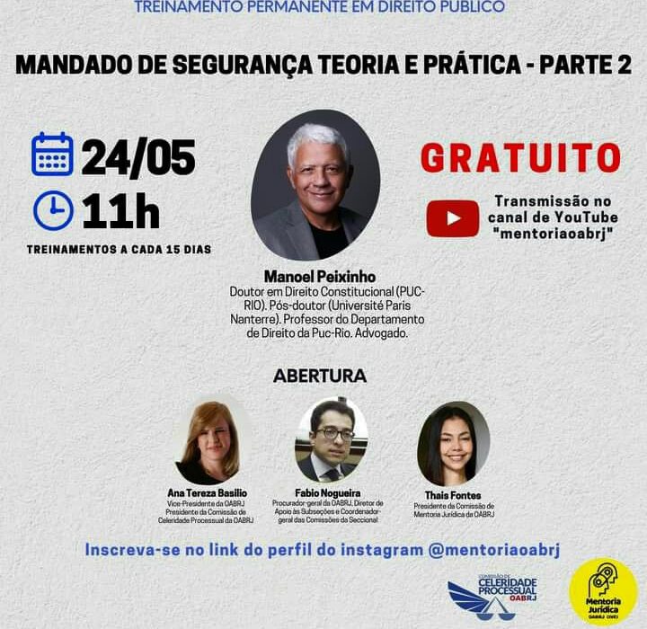 Treinamento Permanente em Direito Público Colunismo Social