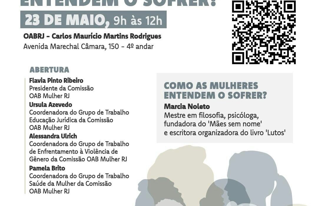 Como as Mulheres entendem o sofrer? Rio de janeiro