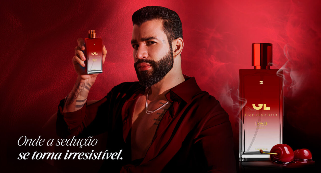 Gusttavo Lima lança novo perfume que promete "provocação intensa" Colunismo Social