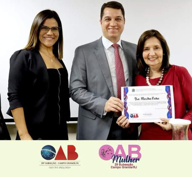 Deputada Martha Rocha, na OAB de Campo Grande Rio de janeiro