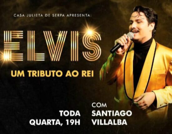 Elvis, nesta quarta, na Julieta de Serpa Colunismo Social