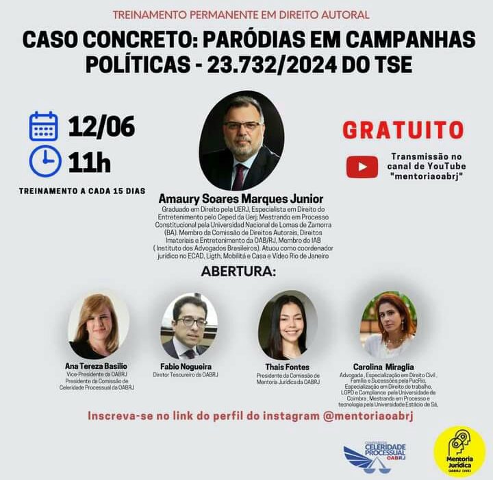 Treinamento Permanente em Direito Autoral Colunismo Social