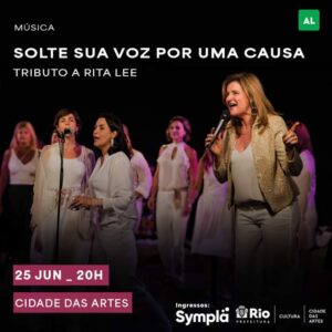 Solte sua voz por sua causa Rio de janeiro