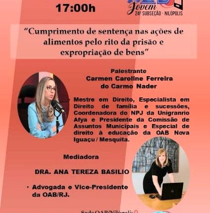 Palestra na OAB de Nilópolis Colunismo Social