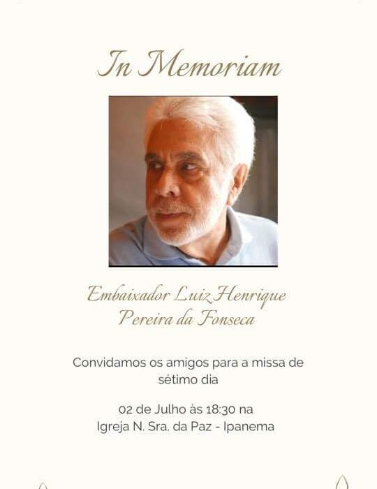 Missa de sétimo dia Rio de janeiro