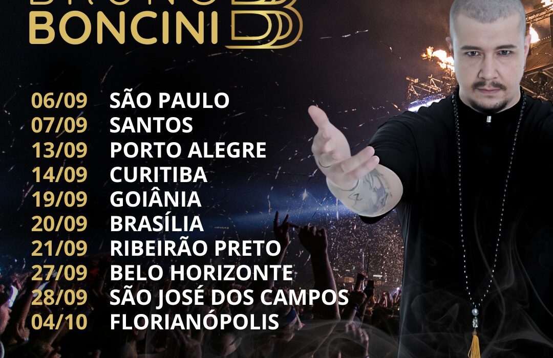 Bruno Boncini retorna aos palcos com tour em principais cidades do país Eventos