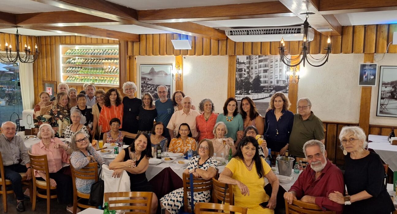 Confraternização de craques do jornalismo Rio de janeiro