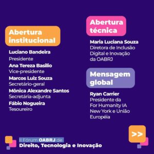 II Fórum OABRJ de Direito, Tecnologia e Inovação Rio de janeiro