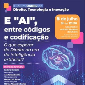 II Fórum OABRJ de Direito, Tecnologia e Inovação Rio de janeiro