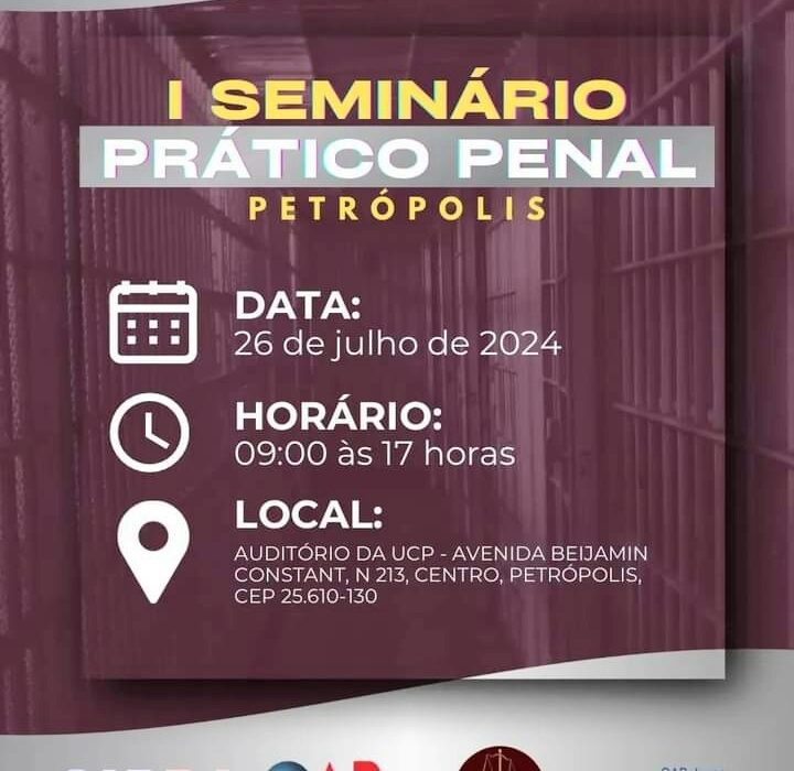 I Seminário Prático Penal Rio de janeiro