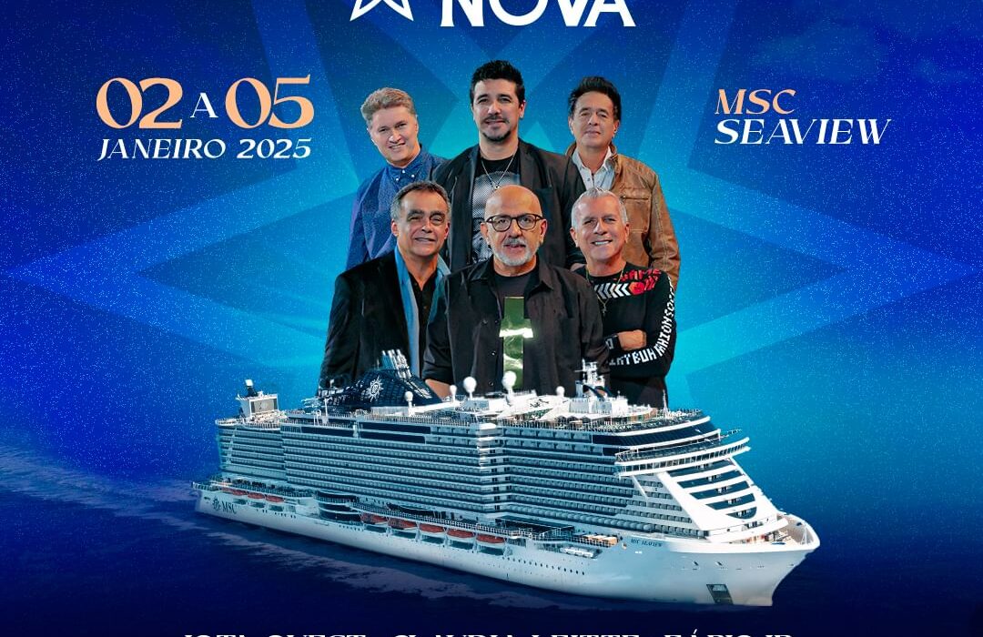 "Navio Roupa Nova 2025" terá Jota Quest, Claudia Leitte, Guilherme Arantes, Paula Toller e Fábio Jr. Eventos