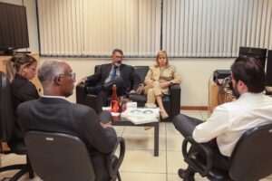 Visita de Ana Tereza Basílio à OAB de Leopoldina Rio de janeiro