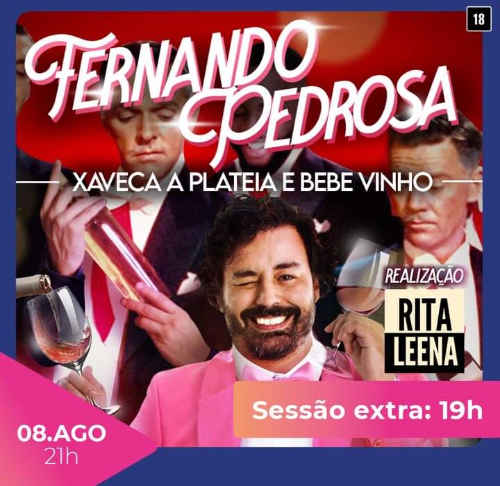 Fernando Pedrosa, no Teatro Cesgranrio Rio de janeiro