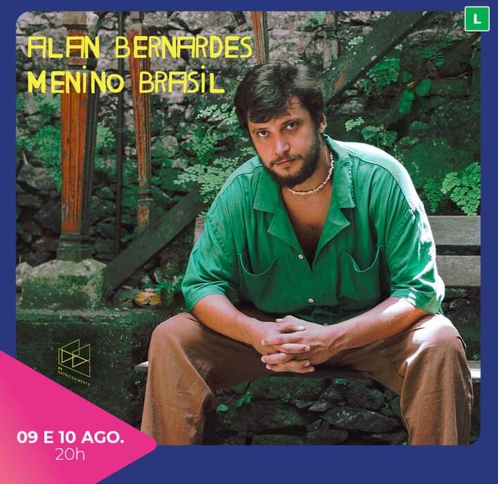 Alan Bernardes, no Teatro Cesgranrio Rio de janeiro