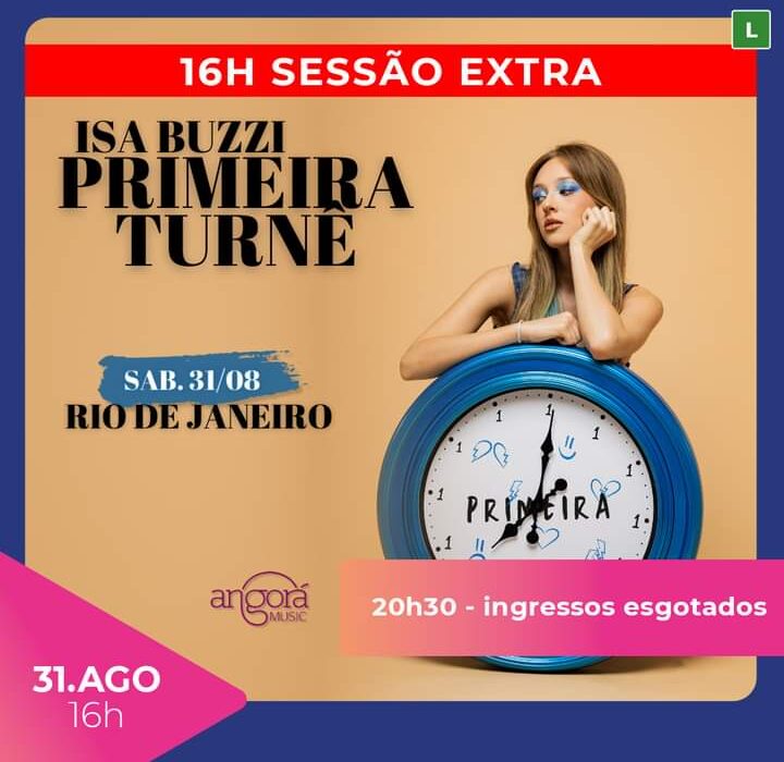 Isa Buzzi- Primeira Turnê, no Teatro Cesgranrio Rio de janeiro