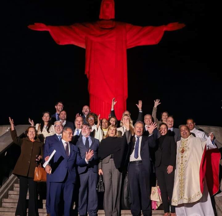 Homenagem à Advocacia, no Cristo Redentor Rio de janeiro