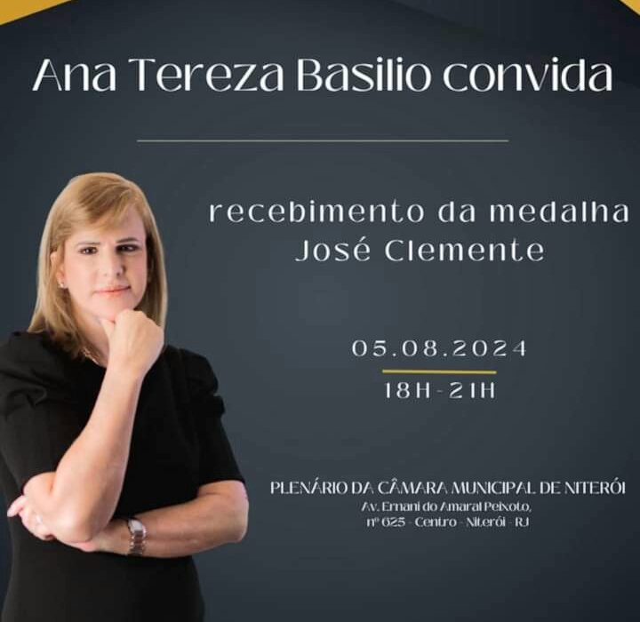 Medalha José Clemente Rio de janeiro