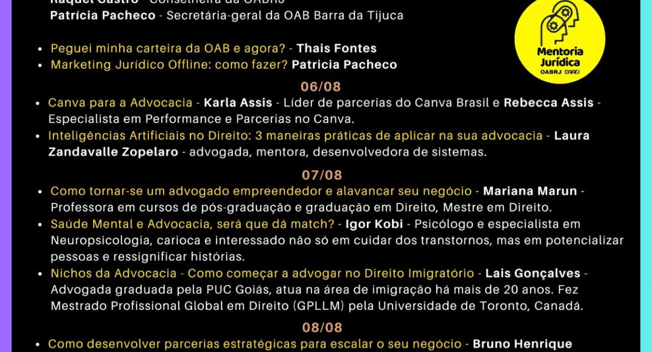 Mentoria Rio de janeiro