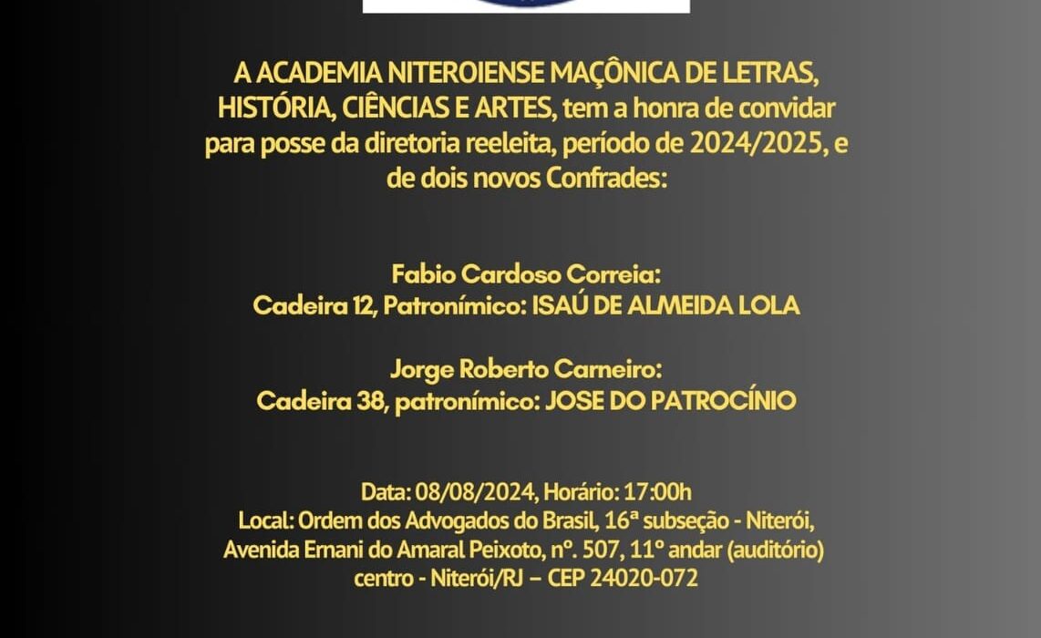 Reeleição e Posse Rio de janeiro