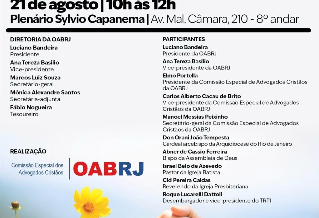 Cerimônia de posse Rio de janeiro