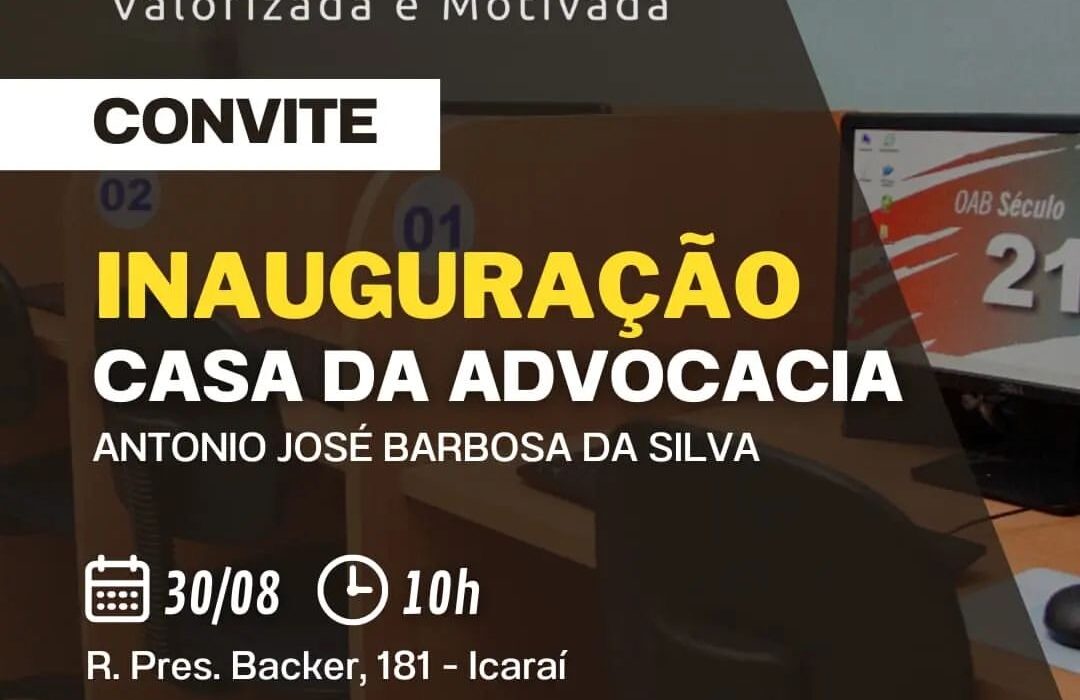 Inauguração: Casa da Advocacia em Niterói Rio de janeiro