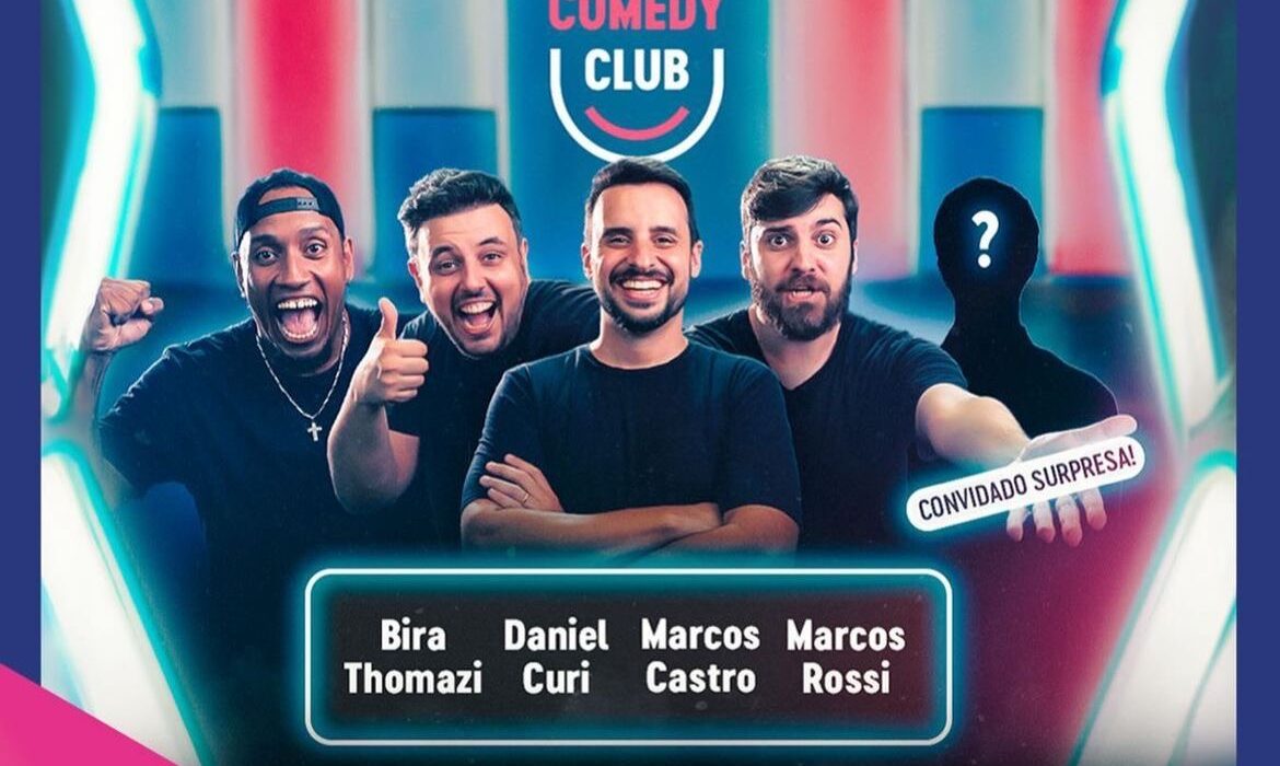 Rio Comedy Club, neste domingo, no Teatro Cesgranrio Rio de janeiro